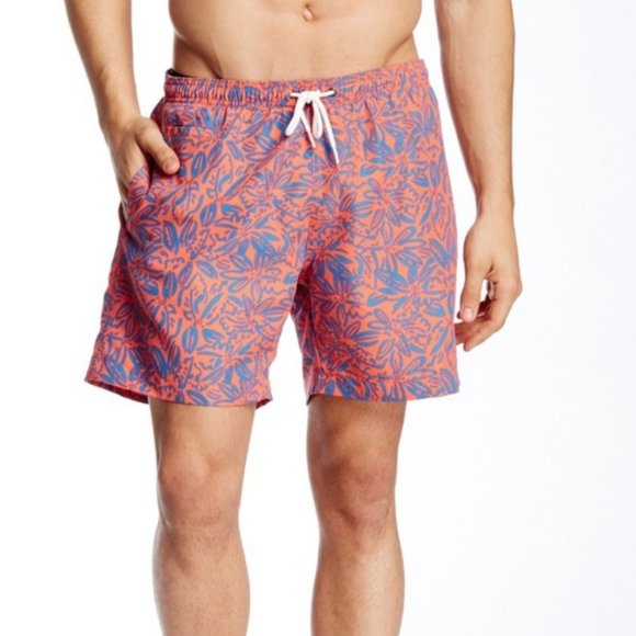 NWT Trunks Surf and Swim Cayenne Blue Swim Trunks
